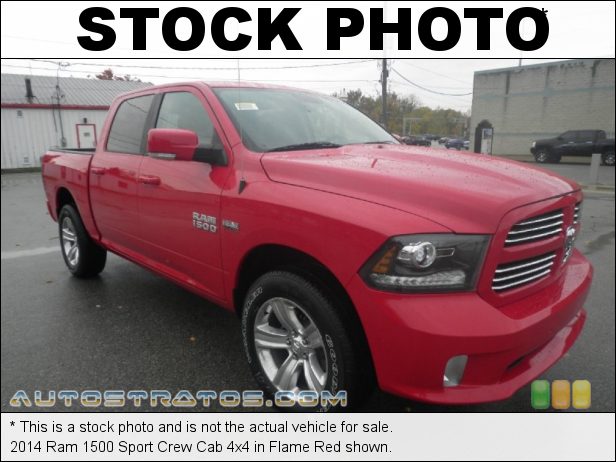 Stock photo for this 2014 Ram 1500 Sport Crew Cab 4x4 5.7 Liter HEMI OHV 16-Valve VVT MDS V8 8 Speed Automatic