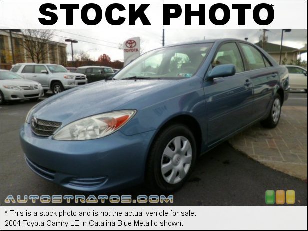Stock photo for this 2004 Toyota Camry LE 2.4 Liter DOHC 16-Valve VVT-i 4 Cylinder 4 Speed Automatic