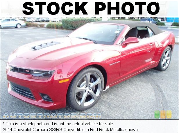 Stock photo for this 2014 Chevrolet Camaro SS/RS Convertible 6.2 Liter OHV 16-Valve V8 6 Speed Automatic