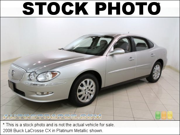 Stock photo for this 2008 Buick LaCrosse CX 3.8 Liter OHV 12-Valve 3800 Series III V6 4 Speed Automatic