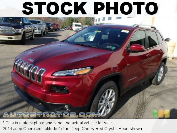 Stock photo for this 2014 Jeep Cherokee Latitude 4x4 3.2 Liter DOHC 24-Valve VVT V6 9 Speed Automatic
