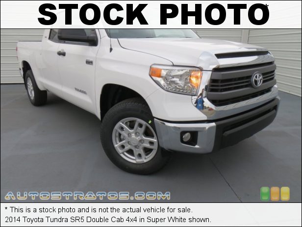 Stock photo for this 2014 Toyota Tundra Double Cab 4x4 5.7 Liter DOHC 32-Valve Dual VVT-i V8 6 Speed Automatic