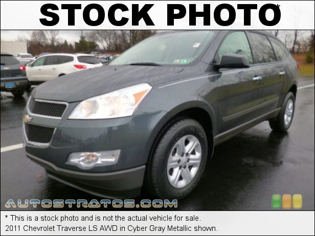 Stock photo for this 2011 Chevrolet Traverse LS AWD 3.6 Liter DI DOHC 24-Valve VVT V6 6 Speed Automatic