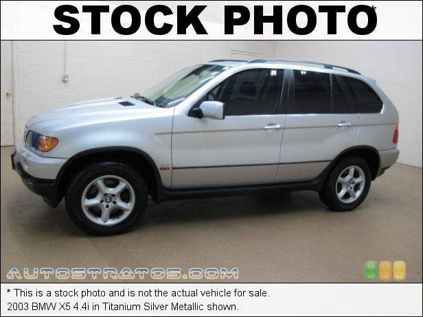 Stock photo for this 2003 BMW X5 4.4i 4.4 Liter DOHC 32-Valve V8 5 Speed Automatic