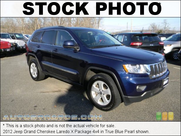 Stock photo for this 2012 Jeep Grand Cherokee 4x4 3.6 Liter DOHC 24-Valve VVT V6 5 Speed Automatic