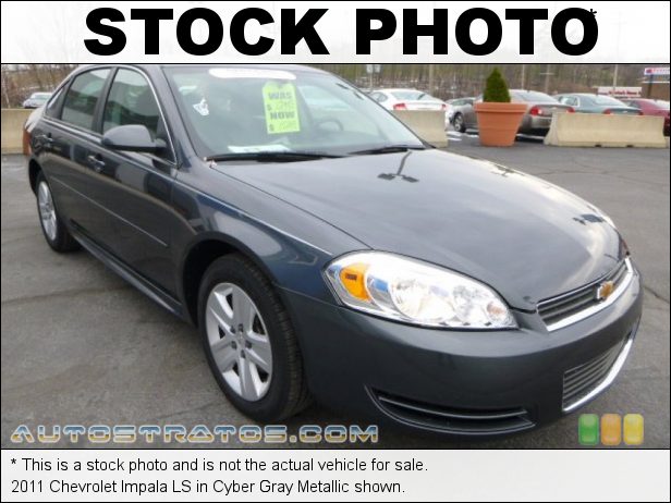 Stock photo for this 2011 Chevrolet Impala LS 3.5 Liter OHV 12-Valve Flex-Fuel V6 4 Speed Automatic