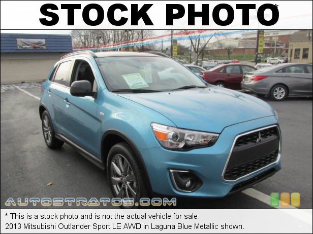 Stock photo for this 2013 Mitsubishi Outlander Sport LE AWD 2.0 Liter DOHC 16-Valve MIVEC 4 Cylinder CVT Sportronic Automatic