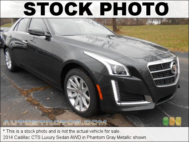 Stock photo for this 2014 Cadillac CTS Luxury Sedan AWD 2.0 Liter DI Turbocharged DOHC 16-Valve VVT 4 Cylinder 6 Speed Automatic
