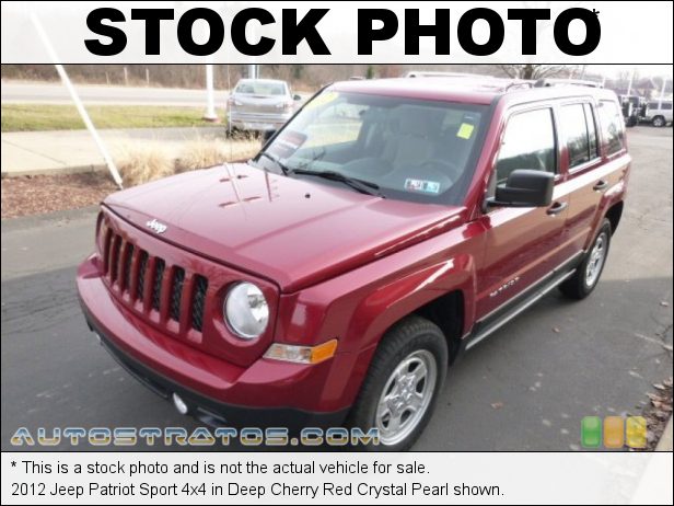 Stock photo for this 2012 Jeep Patriot Sport 4x4 2.4 Liter DOHC 16-Valve Dual VVT 4 Cylinder CVT II Automatic