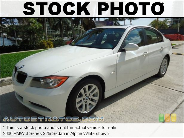 Stock photo for this 2006 BMW 3 Series 325i Sedan 3.0 Liter DOHC 24-Valve VVT Inline 6 Cylinder 6 Speed Steptronic Automatic