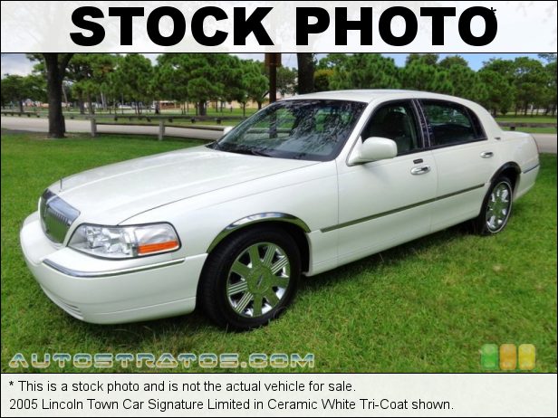 Stock photo for this 2005 Lincoln Town Car Signature Limited 4.6 Liter SOHC 16-Valve V8 4 Speed Automatic