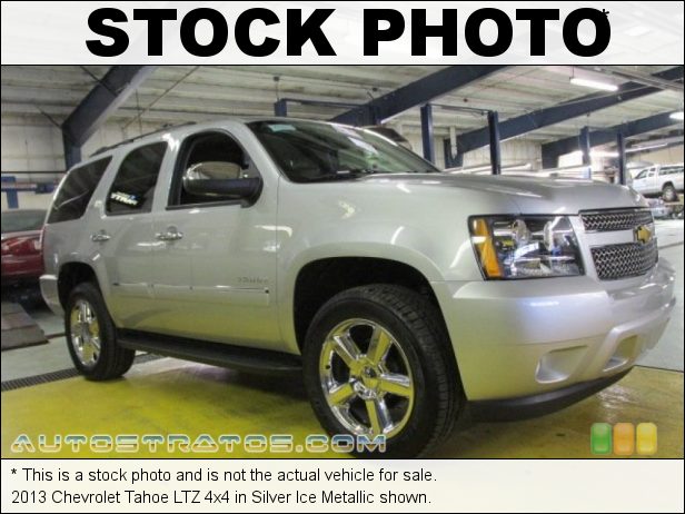 Stock photo for this 2013 Chevrolet Tahoe LTZ 4x4 5.3 Liter OHV 16-Valve Flex-Fuel V8 6 Speed Automatic