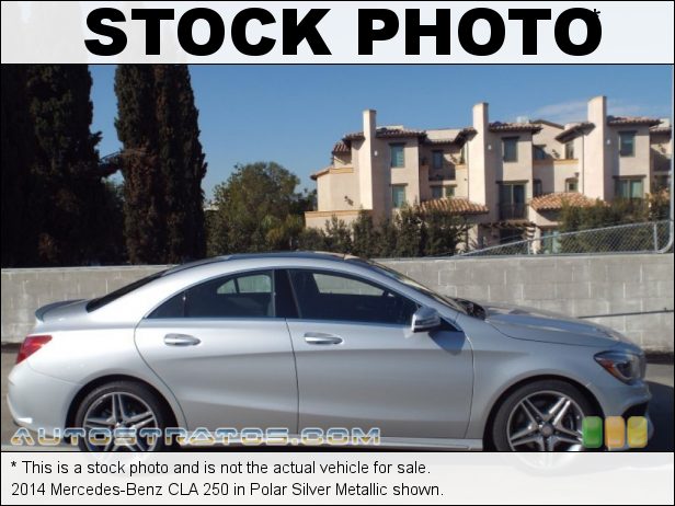 Stock photo for this 2014 Mercedes-Benz CLA  2.0 Liter Turbocharged DI DOHC 16-Valve VVT 4 Cylinder 7 Speed DCT Dual-Clutch Automatic