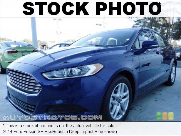 Stock photo for this 2014 Ford Fusion SE EcoBoost 1.5 Liter GTDI EcoBoost Turbocharged DOHC 16-Valve Ti-VCT 4 Cyli 6 Speed SelectShift Automatic