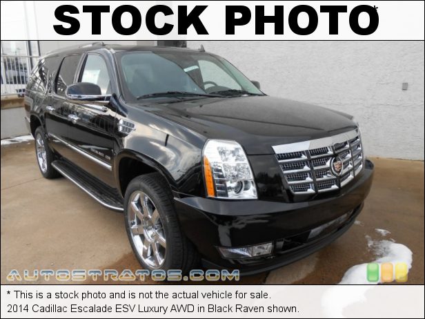 Stock photo for this 2014 Cadillac Escalade ESV Luxury AWD 6.2 Liter OHV 16-Valve VVT Flex-Fuel V8 6 Speed Automatic