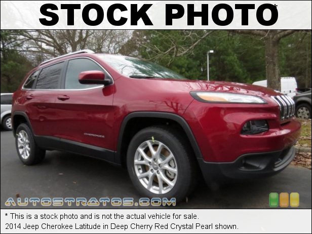 Stock photo for this 2014 Jeep Cherokee Latitude 2.4 Liter SOHC 16-Valve MultiAir 4 Cylinder 9 Speed Automatic