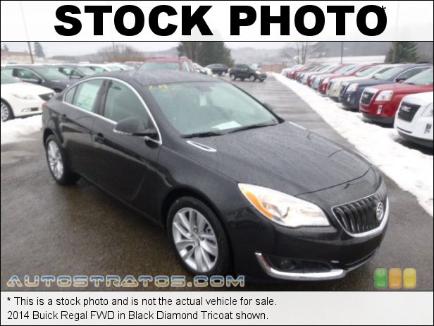 Stock photo for this 2014 Buick Regal FWD 2.0 Liter SIDI Turbocharged DOHC 16-Valve VVT 4 Cylinder 6 Speed Automatic