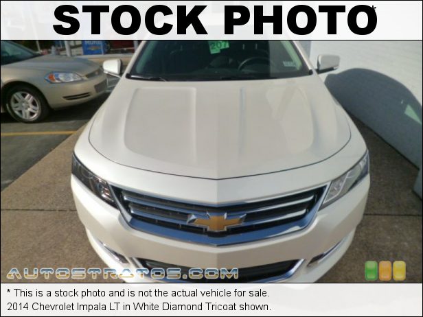 Stock photo for this 2014 Chevrolet Impala LT 2.5 Liter DI DOHC 16-Valve iVVL ECOTEC 4 Cylinder 6 Speed Automatic