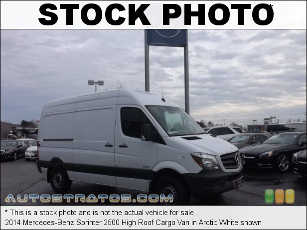 Stock photo for this 2014 Mercedes-Benz Sprinter 2500 Van 2.1 Liter 2 Stage Turbo-Diesel 4 Cylinder 7 Speed 7G-TRONIC Automatic