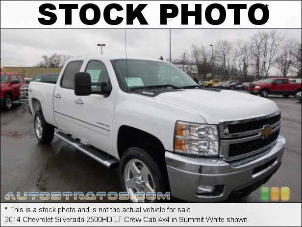 Stock photo for this 2014 Chevrolet Silverado 2500HD LT Crew Cab 4x4 6.0 Liter Flex-Fuel OHV 16-Valve VVT Vortec V8 6 Speed Automatic