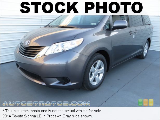 Stock photo for this 2015 Toyota Sienna LE 3.5 Liter DOHC 24-Valve Dual VVT-i V6 6 Speed ECT-i Automatic