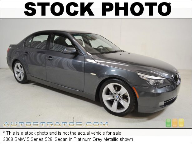 Stock photo for this 2008 BMW 5 Series 528i Sedan 3.0L DOHC 24V VVT Inline 6 Cylinder 6 Speed Steptronic Automatic Stock photo for this 2008 BMW 5 Series 528i Sedan 3.0L DOHC 24V VVT Inline 6 Cylinder 6 Speed Steptronic Automatic