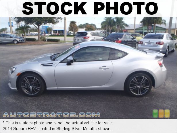 Stock photo for this 2014 Subaru BRZ Limited 2.0 Liter DI DOHC 16-Valve VVT Boxer 4 Cylinder 6 Speed Automatic