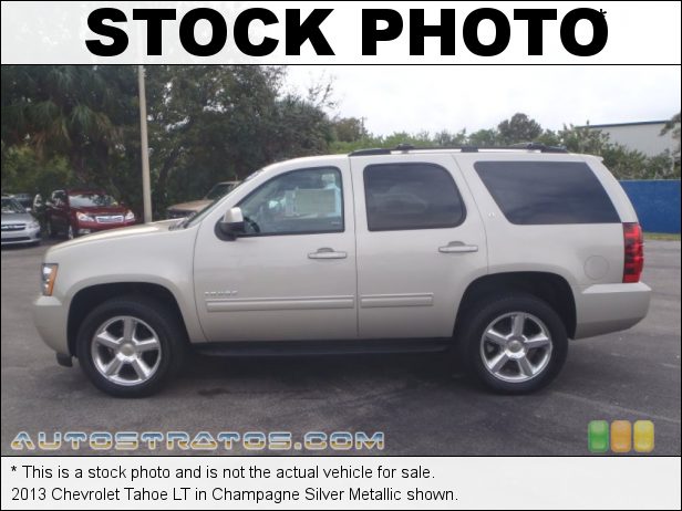 Stock photo for this 2013 Chevrolet Tahoe LT 5.3 Liter OHV 16-Valve Flex-Fuel V8 6 Speed Automatic