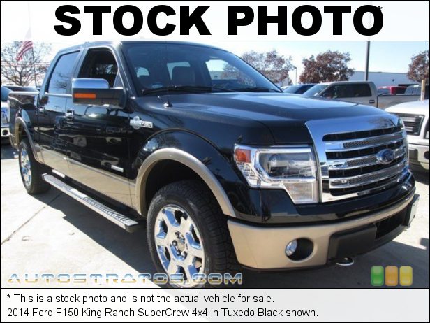 Stock photo for this 2014 Ford F150 King Ranch SuperCrew 4x4 3.5 Liter EcoBoost DI Turbocharged DOHC 24-Valve Ti-VCT V6 6 Speed Automatic