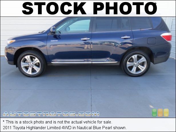 Stock photo for this 2011 Toyota Highlander Limited 4WD 3.5 Liter DOHC 24-Valve Dual VVT-i V6 5 Speed ECT-i Automatic Stock photo for this 2011 Toyota Highlander Limited 4WD 3.5 Liter DOHC 24-Valve Dual VVT-i V6 5 Speed ECT-i Automatic