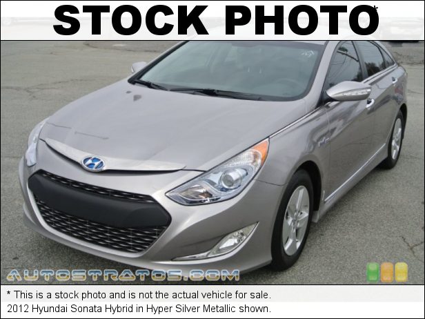 Stock photo for this 2012 Hyundai Sonata Hybrid 2.4 Liter h DOHC 16-Valve D-CVVT 4 Cylinder Gasoline/Electric Hy 6 Speed Shiftronic Automatic