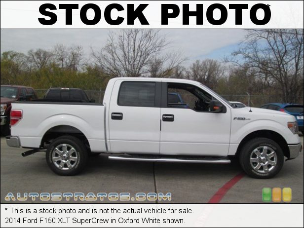 Stock photo for this 2014 Ford F150 XLT SuperCrew 5.0 Liter Flex-Fuel DOHC 32-Valve Ti-VCT V8 6 Speed Automatic