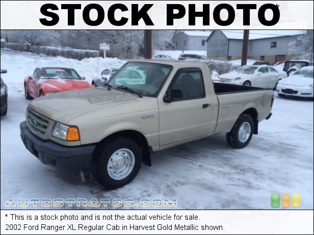Stock photo for this 2002 Ford Ranger Regular Cab 2.3 Liter DOHC 16V Duratec 4 Cylinder 5 Speed Manual