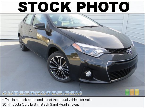 Stock photo for this 2014 Toyota Corolla S 1.8 Liter DOHC 16-Valve Dual VVT-i 4 Cylinder CVTi-S Automatic