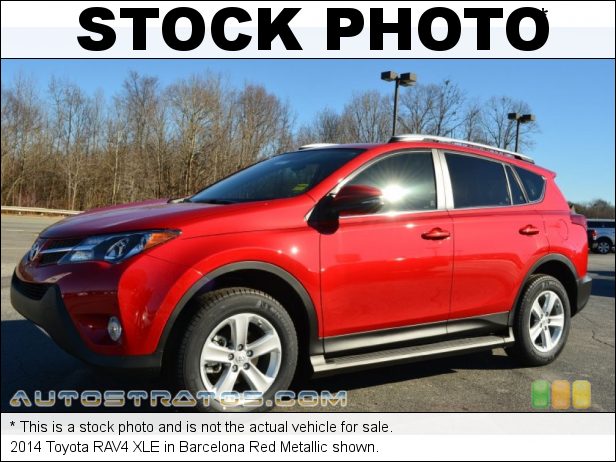 Stock photo for this 2014 Toyota RAV4 XLE 2.5 Liter DOHC 16-Valve Dual VVT-i 4 Cylinder 6 Speed ECT-i Automatic