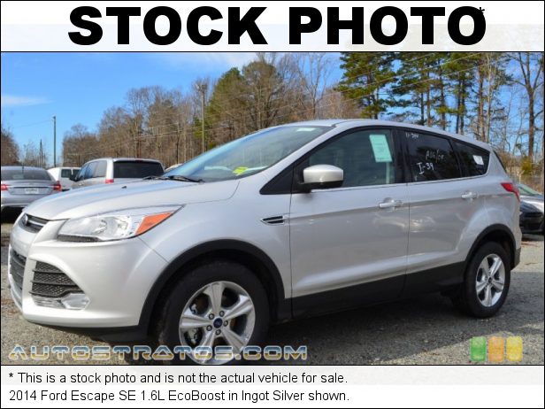 Stock photo for this 2014 Ford Escape SE 1.6L EcoBoost 1.6 Liter GTDI Turbocharged DOHC 16-Valve Ti-VCT EcoBoost 4 Cyli 6 Speed SelectShift Automatic