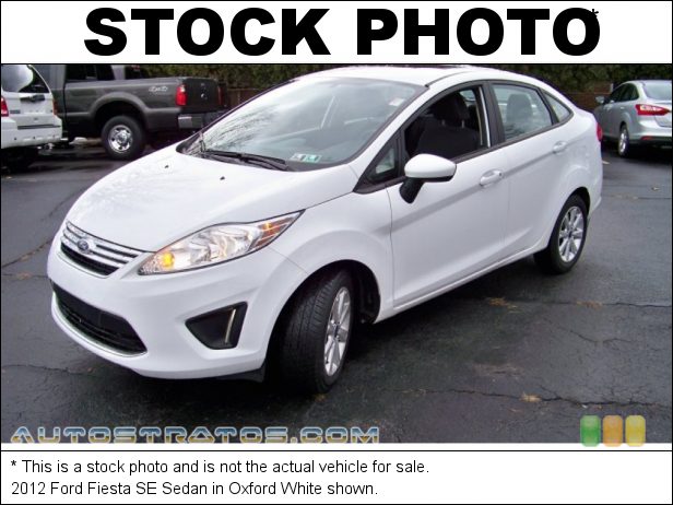 Stock photo for this 2012 Ford Fiesta SE Sedan 1.6 Liter DOHC 16-Valve Ti-VCT Duratec 4 Cylinder 5 Speed Manual