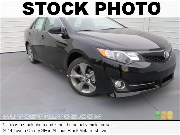 Stock photo for this 2014 Toyota Camry SE 2.5 Liter DOHC 16-Valve Dual VVT-i 4 Cylinder 6 Speed ECT-i Automatic