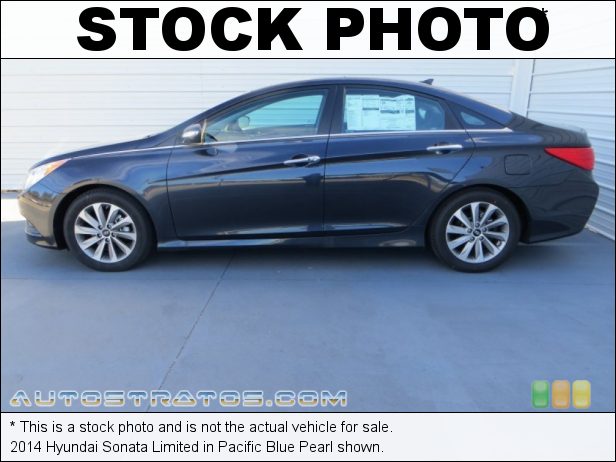 Stock photo for this 2014 Hyundai Sonata  2.4 Liter GDI DOHC 16-Valve Dual-CVVT 4 Cylinder 6 Speed SHIFTRONIC Automatic