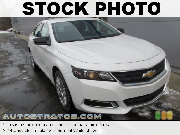 Stock photo for this 2014 Chevrolet Impala LS 2.5 Liter DI DOHC 16-Valve iVVL ECOTEC 4 Cylinder 6 Speed Automatic
