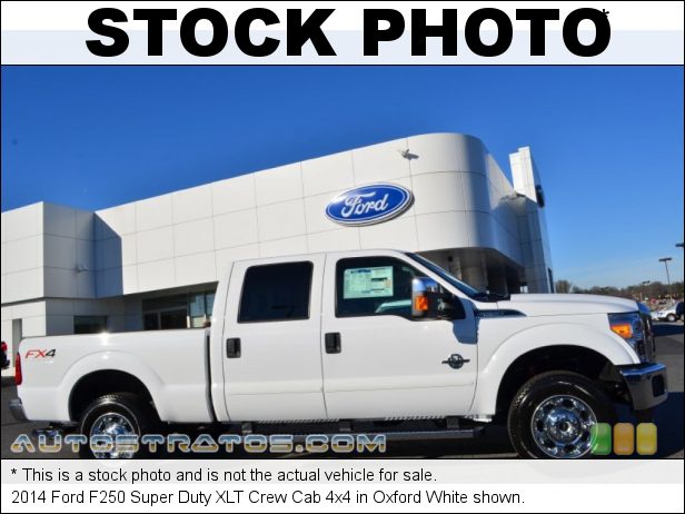 Stock photo for this 2014 Ford F250 Super Duty XL Crew Cab 4x4 6.7 Liter OHV 32-Valve B20 Power Stroke Turbo-Diesel V8 TorqShift 6 Speed SelectShift Automatic