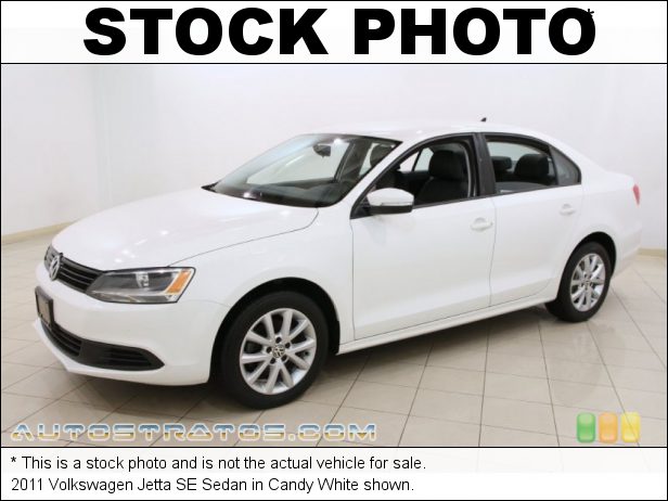 Stock photo for this 2011 Volkswagen Jetta SE Sedan 2.5 Liter DOHC 20-Valve 5 Cylinder 6 Speed Tiptronic Automatic