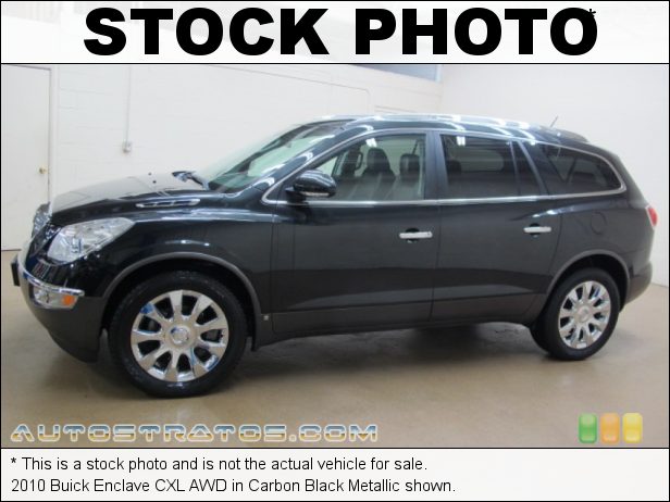 Stock photo for this 2010 Buick Enclave CXL AWD 3.6 Liter DI DOHC 24-Valve VVT V6 6 Speed Automatic