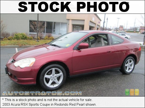 Stock photo for this 2003 Acura RSX Sports Coupe 2.0 Liter DOHC 16-Valve i-VTEC 4 Cylinder 5 Speed Manual