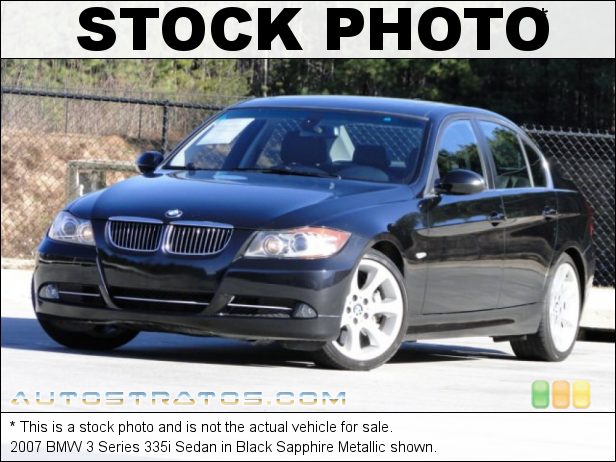 Stock photo for this 2007 BMW 3 Series 335i Sedan 3.0L Twin Turbocharged DOHC 24V VVT Inline 6 Cylinder 6 Speed Steptronic Automatic