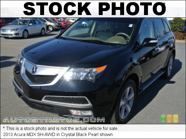 Stock photo for this 2013 Acura MDX SH-AWD 3.7 Liter DOHC 24-Valve VTEC V6 6 Speed Sequential SportShift Automatic