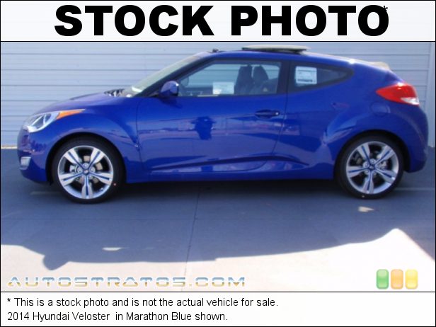 Stock photo for this 2014 Hyundai Veloster  1.6 Liter GDI DOHC 16-Valve Dual-CVVT 4 Cylinder 6 Speed EcoShift Dual Clutch Automatic