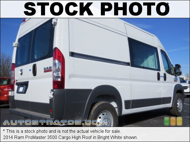 Stock photo for this 2014 Ram ProMaster Cargo High Roof 3.6 Liter DOHC 24-Valve VVT Pentastar V6 6 Speed Automatic