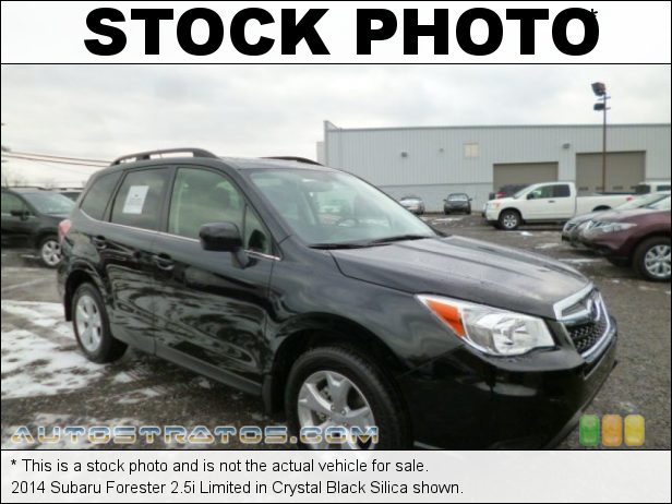 Stock photo for this 2014 Subaru Forester 2.5i Limited 2.5 Liter DOHC 16-Valve VVT Flat 4 Cylinder Lineartronic CVT Automatic