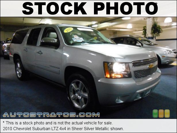 Stock photo for this 2010 Chevrolet Suburban LTZ 4x4 5.3 Liter Flex-Fuel OHV 16-Valve Vortec V8 6 Speed Automatic